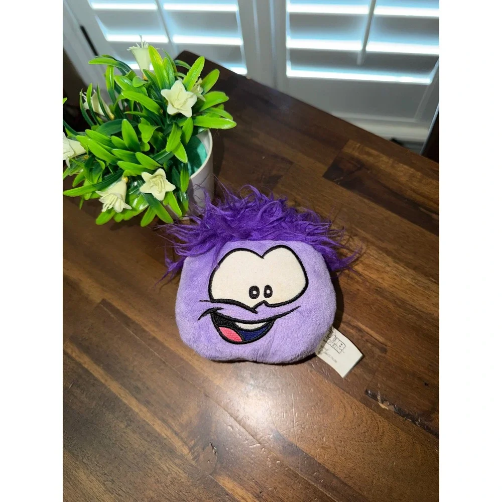 Disney Club Penguin Purple Puffle Plush Toy Jakks Pacific Small Stuffed Animal